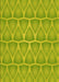 Machine Washable Transitional Neon Yellow Green Rug, wshpat1457yw