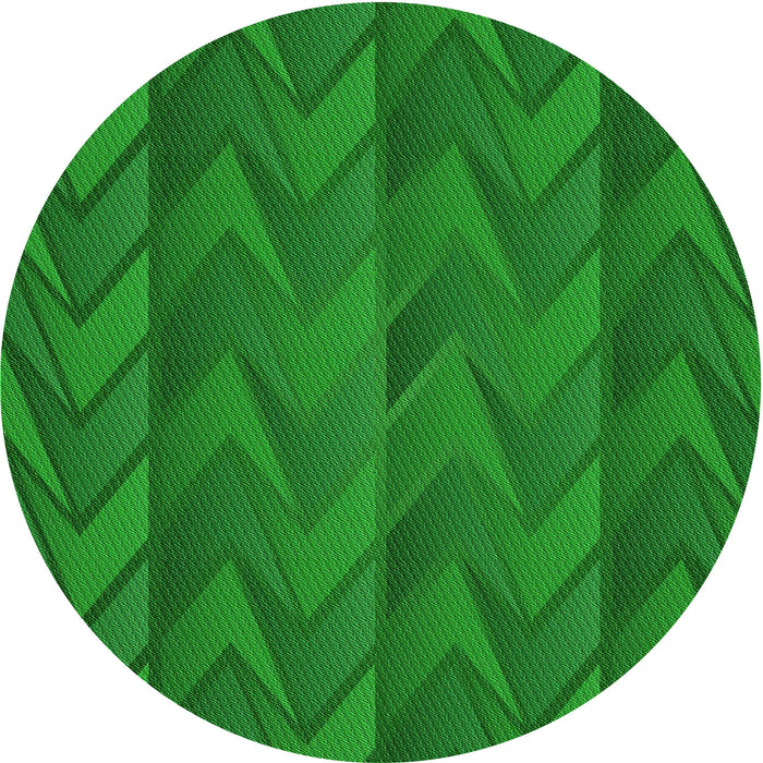 Square Patterned Green Rug, pat1458grn