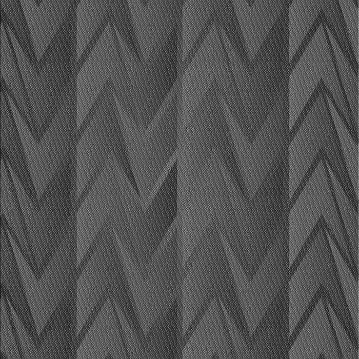 Machine Washable Transitional Dark Gray Black Rug, wshpat1458gry