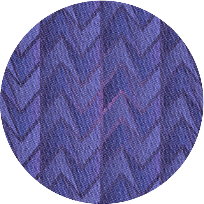 Square Patterned Sapphire Blue Rug, pat1458pur