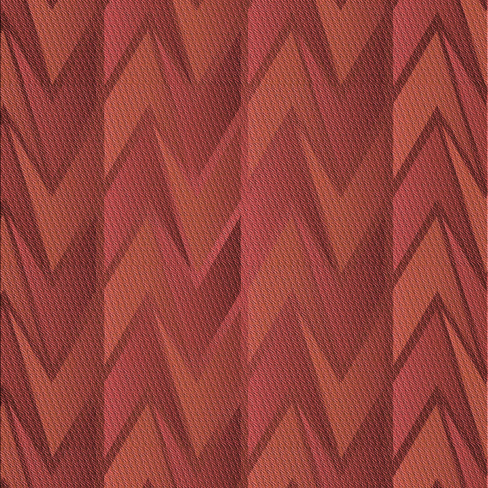 Patterned Tomato Red Rug, pat1458rd