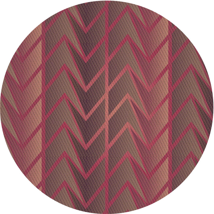 Square Patterned Rust Pink Rug, pat1459brn