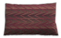 Patterned Rectangular Rust Pink Lumbar Throw Pillow, 13 inch by 19 inch, lbpat1459brn