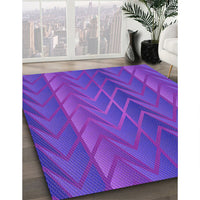 Patterned Purple Rug, pat1459pur