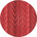 Square Patterned Red Rug, pat1459rd