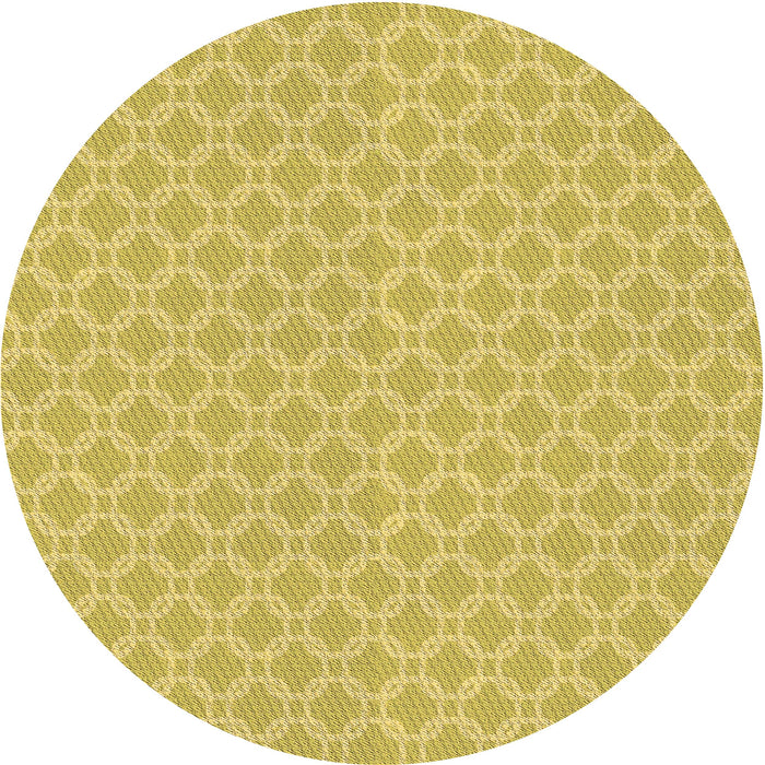 Square Patterned Yellow Rug, pat146brn