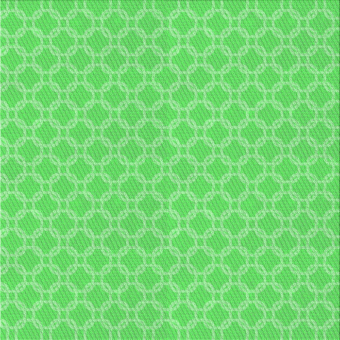 Round Machine Washable Transitional Neon Green Rug, wshpat146grn