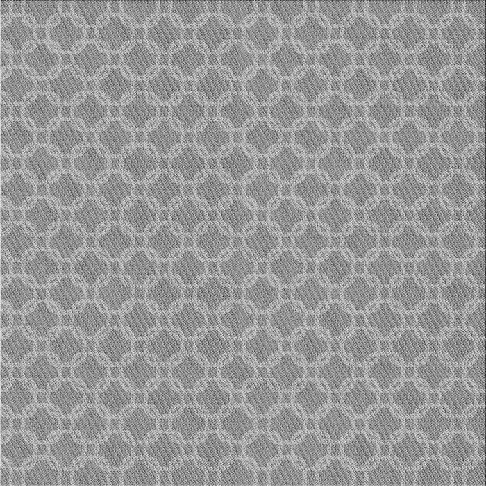 Round Machine Washable Transitional Cloud Gray Rug, wshpat146gry