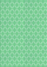 Machine Washable Transitional Green Rug, wshpat146lblu