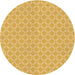 Square Machine Washable Transitional Bright Gold Yellow Rug in a Living Room, wshpat146org