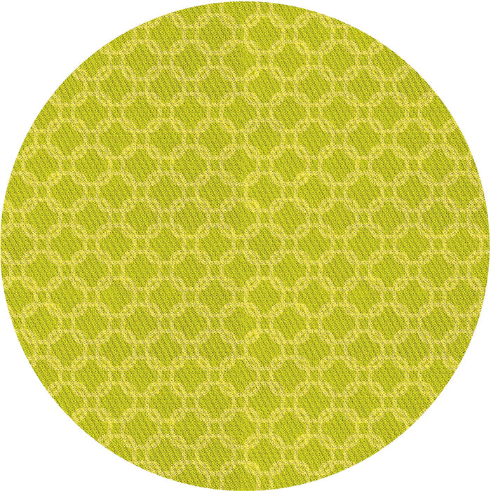 Square Patterned Yellow Rug, pat146yw