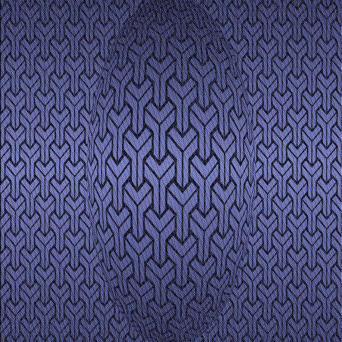 Patterned Night Blue Rug, pat1460blu