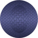 Square Patterned Night Blue Rug, pat1460blu