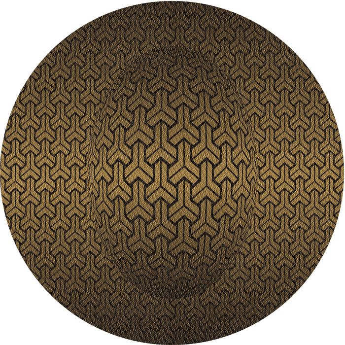 Square Patterned Midnight Gray Rug, pat1460brn