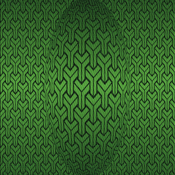 Patterned Dark Forest Green Rug, pat1460grn