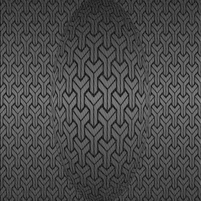Patterned Ash Gray Rug, pat1460gry