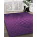 Patterned Dark Orchid Purple Rug in Family Room, pat1460pur