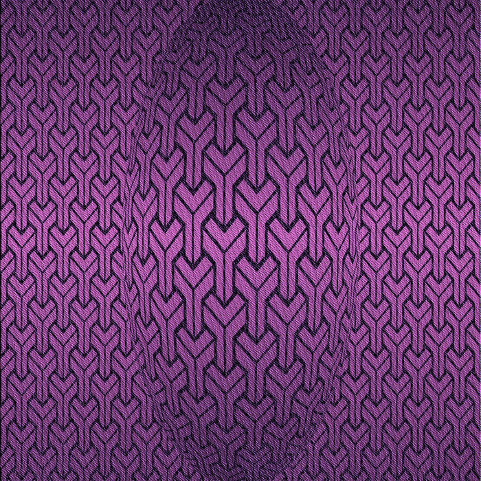 Patterned Dark Orchid Purple Rug, pat1460pur