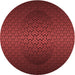 Square Machine Washable Transitional Red Rug in a Living Room, wshpat1460rd