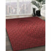 Patterned Red Rug in Family Room, pat1460rd