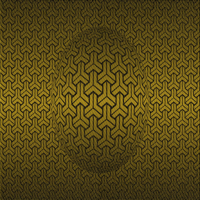 Round Patterned Black Brown Rug, pat1460yw