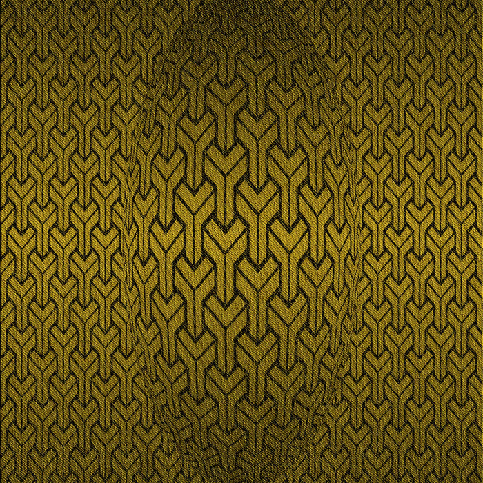 Patterned Black Brown Rug, pat1460yw