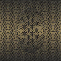 Square Patterned Mid Gray Novelty Rug, pat1460