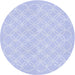 Square Patterned Blue Rug, pat1461blu