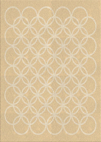 Machine Washable Transitional Khaki Gold Rug, wshpat1461brn