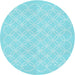 Square Patterned Diamond Blue Rug, pat1461lblu