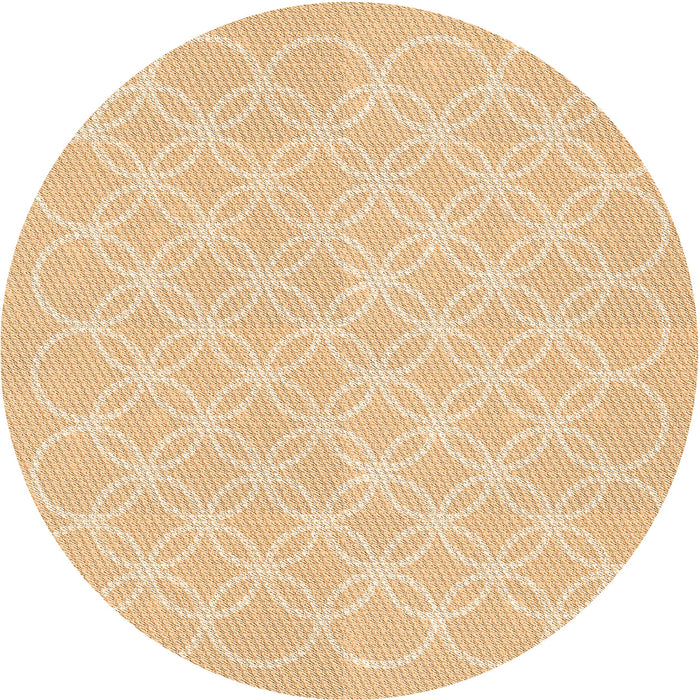 Square Machine Washable Transitional Khaki Gold Rug in a Living Room, wshpat1461org
