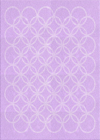 Machine Washable Transitional Violet Purple Rug, wshpat1461pur