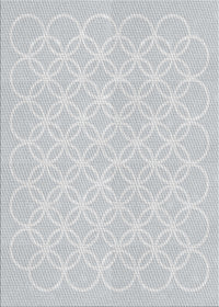 Machine Washable Transitional Water Blue Rug, wshpat1461