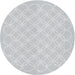 Sideview of Patterned Water Blue Novelty Rug, pat1461