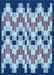 Patterned Sky Blue Rug, pat1462lblu