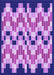 Patterned Bright Lilac Purple Rug, pat1462pur