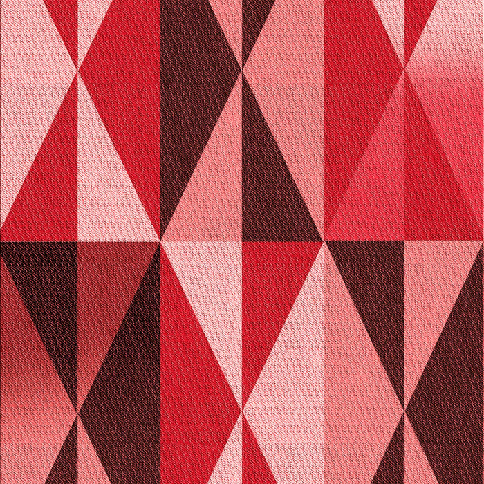 Patterned Red Rug, pat1463rd