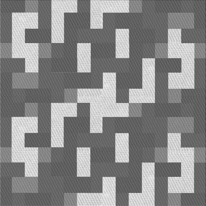 Round Patterned Cloud Gray Rug, pat1464gry