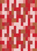 Patterned Red Rug, pat1464rd