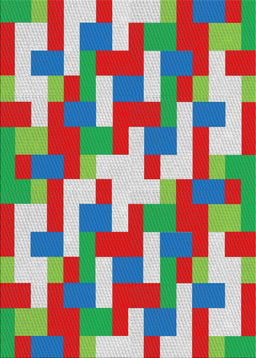 Patterned Light Green Novelty Rug, pat1464