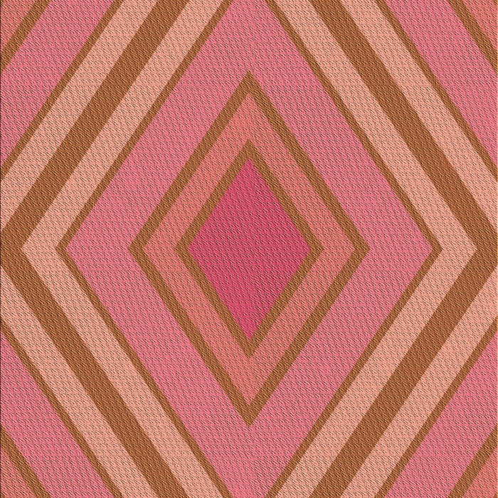 Machine Washable Transitional Red Rug, wshpat1465brn