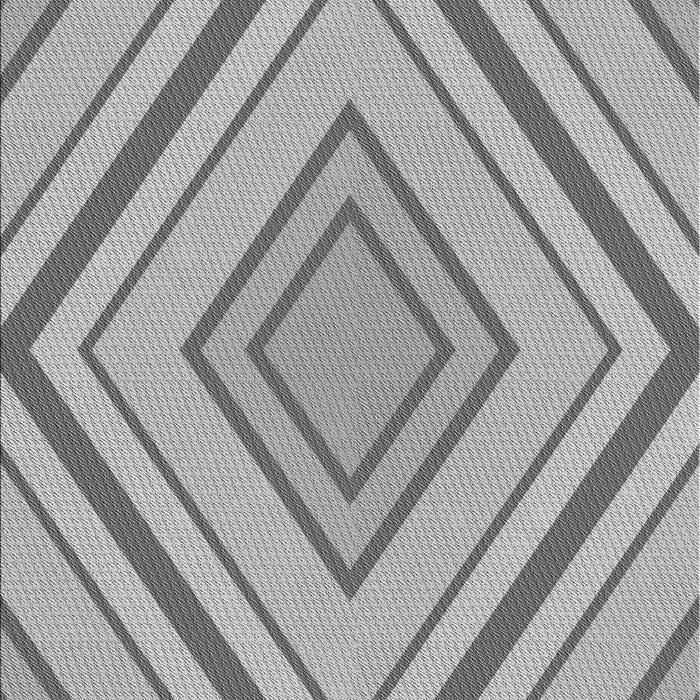 Machine Washable Transitional Platinum Gray Rug, wshpat1465gry