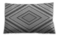 Patterned Rectangular Platinum Gray Lumbar Throw Pillow, 13 inch by 19 inch, lbpat1465gry
