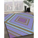 Patterned Columbia Blue Rug in Family Room, pat1465lblu