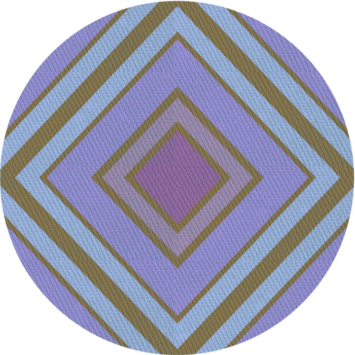 Square Patterned Columbia Blue Rug, pat1465lblu