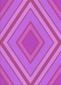 Machine Washable Transitional Neon Pink Rug, wshpat1465pur
