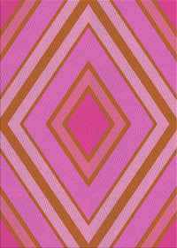 Machine Washable Transitional Pink Rug, wshpat1465