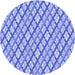 Square Patterned Blue Rug, pat1468blu