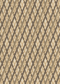 Machine Washable Transitional Brown Rug, wshpat1468brn