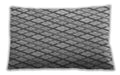 Patterned Rectangular Silver Gray Lumbar Throw Pillow, 13 inch by 19 inch, lbpat1468gry